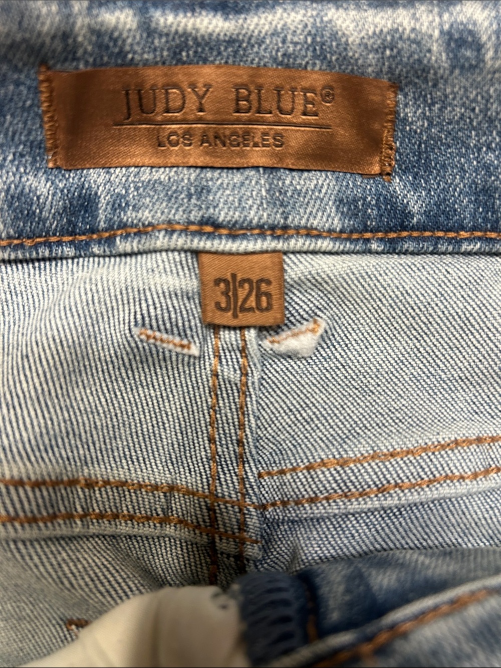 NWOT Judy Blue Light Blue High-Rise 26 Wide Leg Jeans - Picture 4 of 6